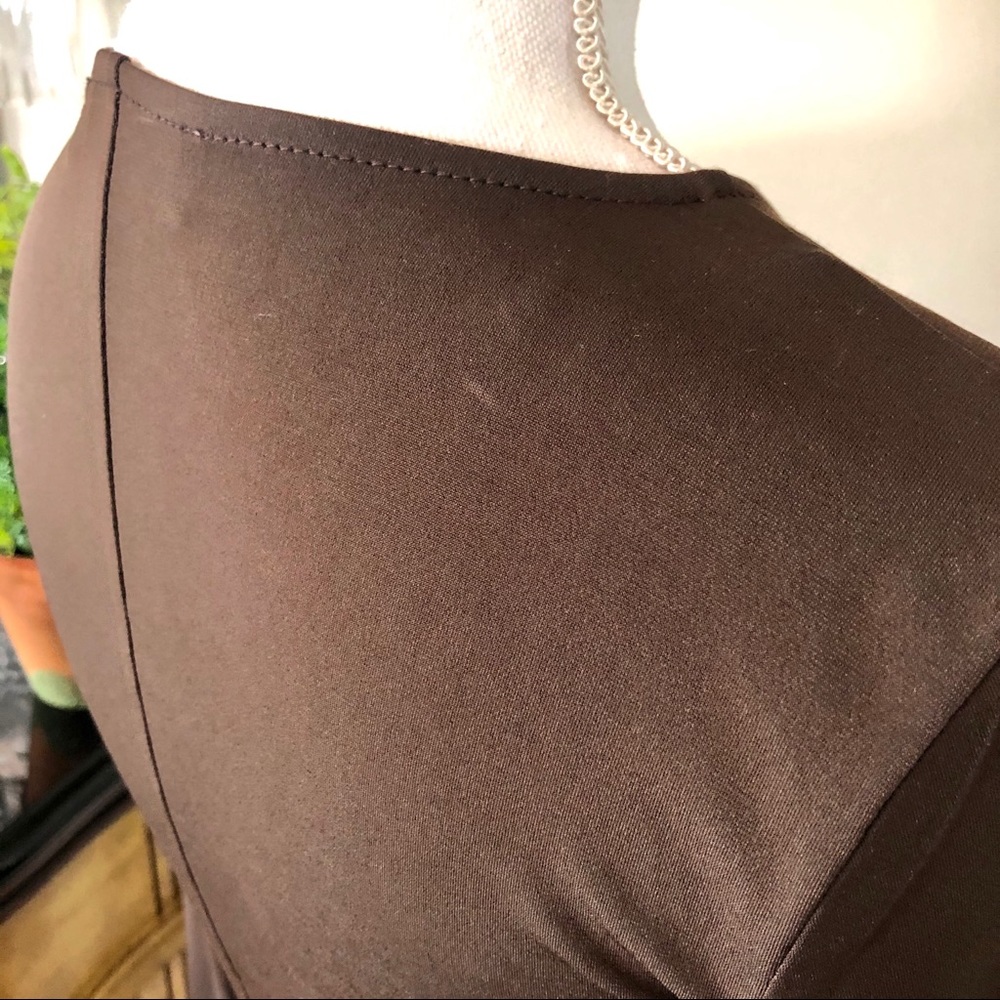 Michael Kors Stunning Zipper Brown Dress - Picture 8 of 14